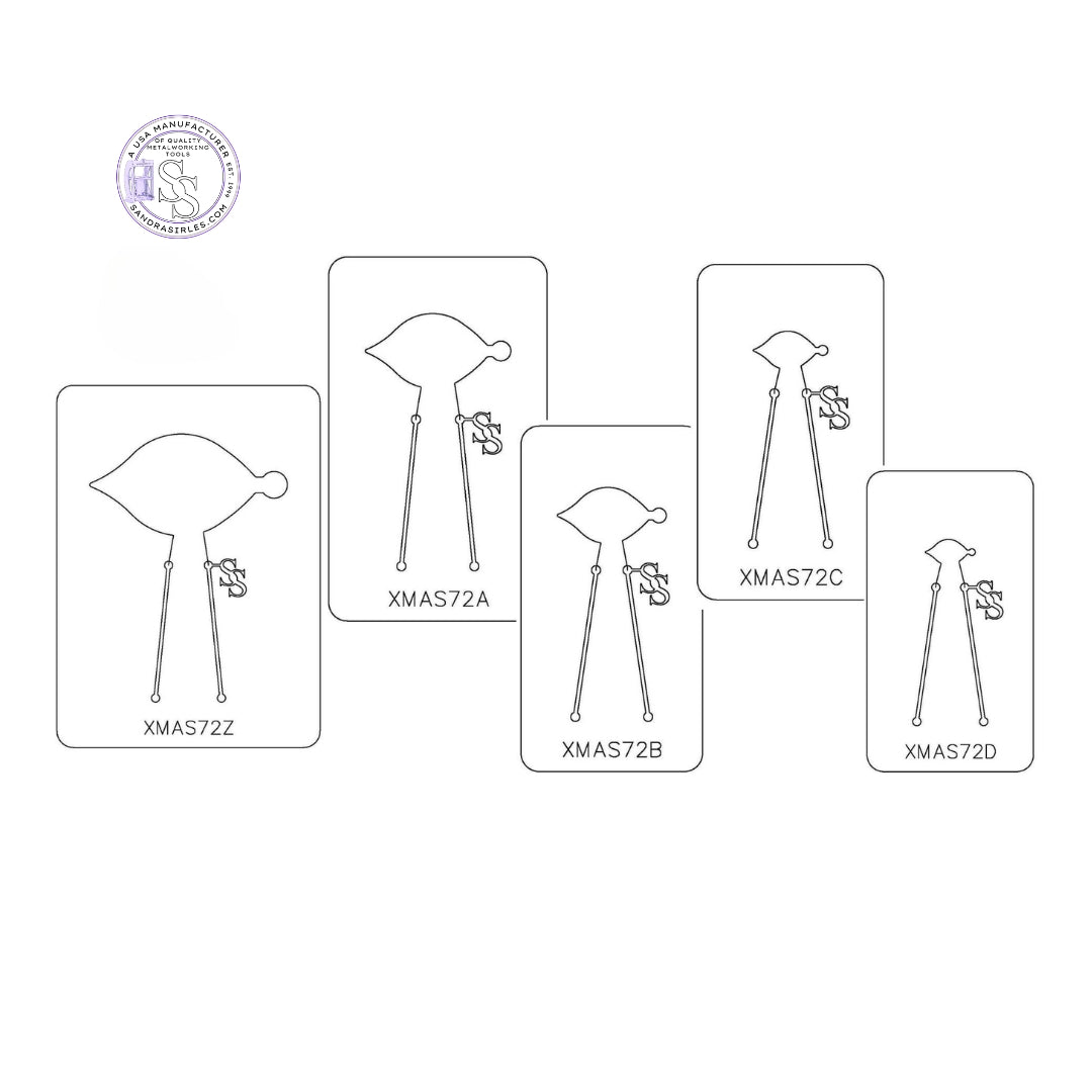 PANCAKE DIE XMAS72 CHRISTMAS ORNAMENT